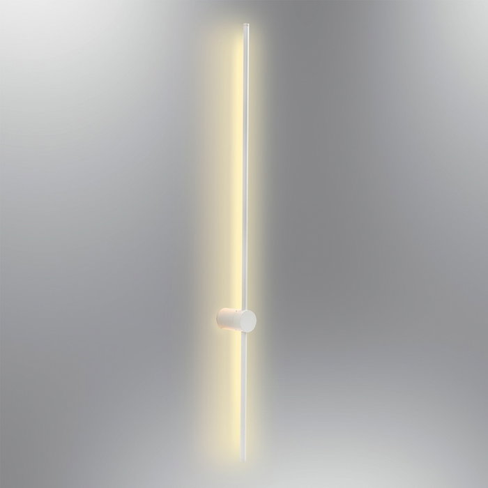 Opviq Lámpara de pared blanca con cuerpo metálico